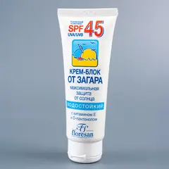 Флоресан 60 мл крем-блок от загара для лица водостойкий SPF 45 (Ф-113Ф) (Анелия, аптека) 1560 Анелия, аптека
